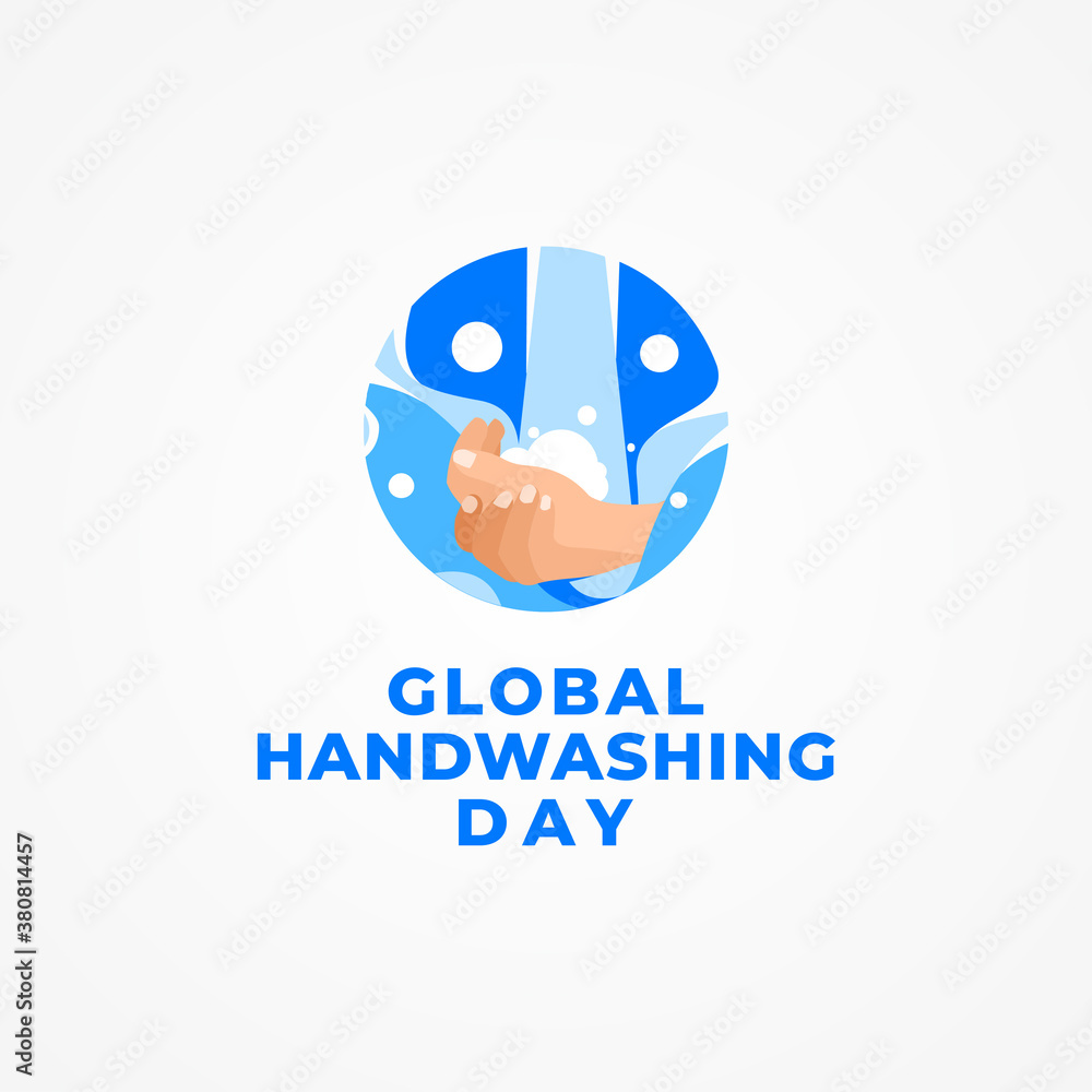 Global Hand Washing Day Vector Design Illustration For Banner and Background