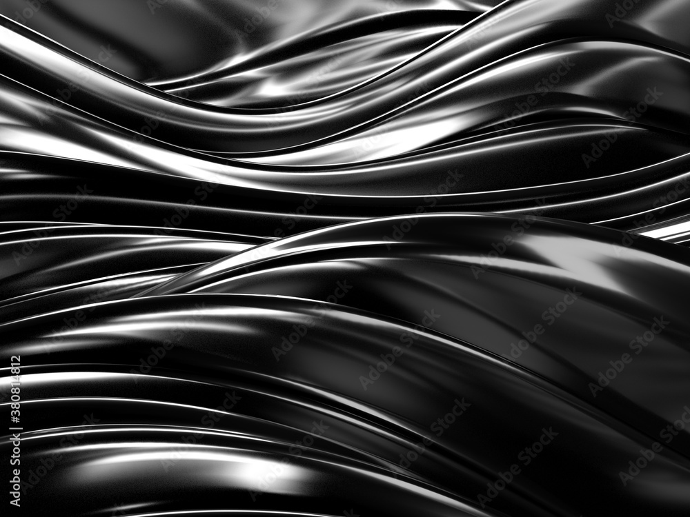 Metallic abstract wavy liquid background Metallic abstract wavy liquid background