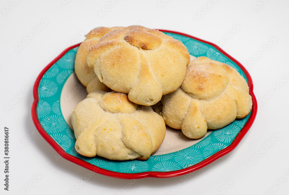 Traditional Day of the dead bread, mexican tradition Traditional Day of the dead bread, mexican tradition