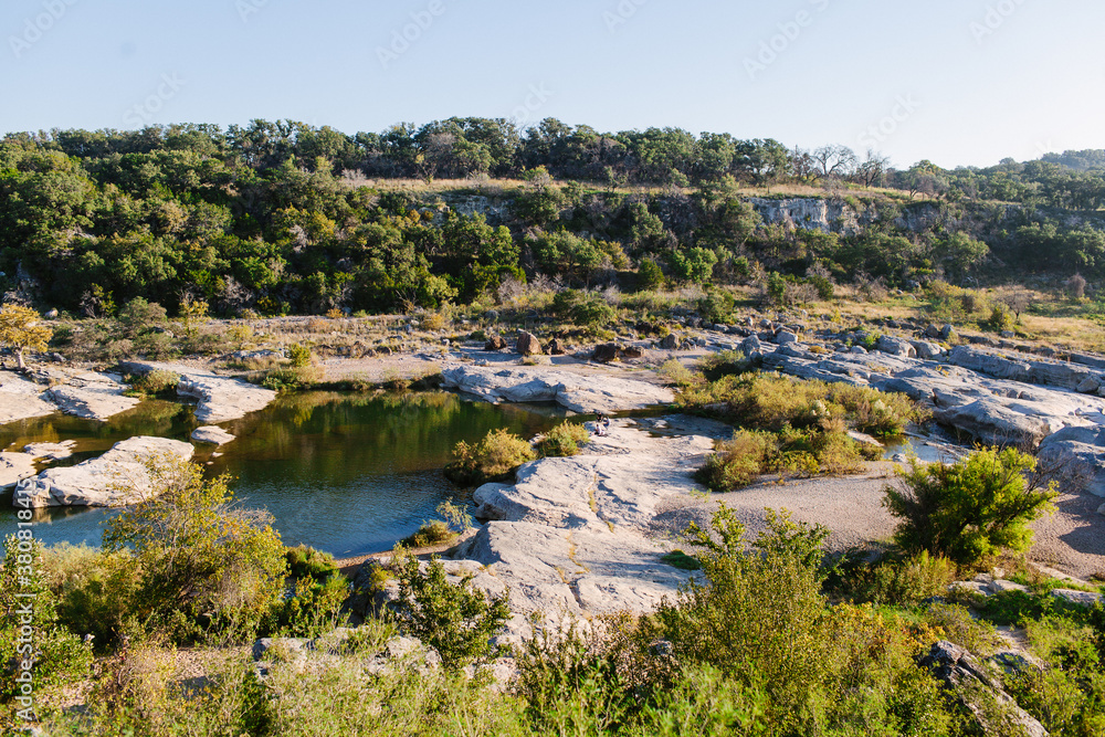Peacefull river in the Texas Hill Country Peacefull river in the Texas Hill Country