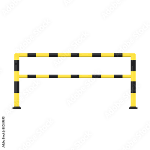 Barricade block vector. fence vector. wallpaper. free space for text.