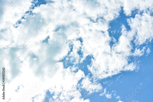 Beautiful sky with clouds for background