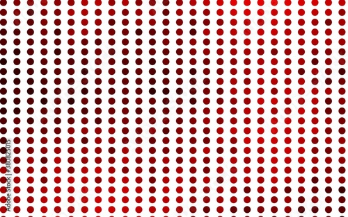 Light Red vector backdrop with dots. Beautiful colored illustration with blurred circles in nature style. Pattern for beautiful websites.