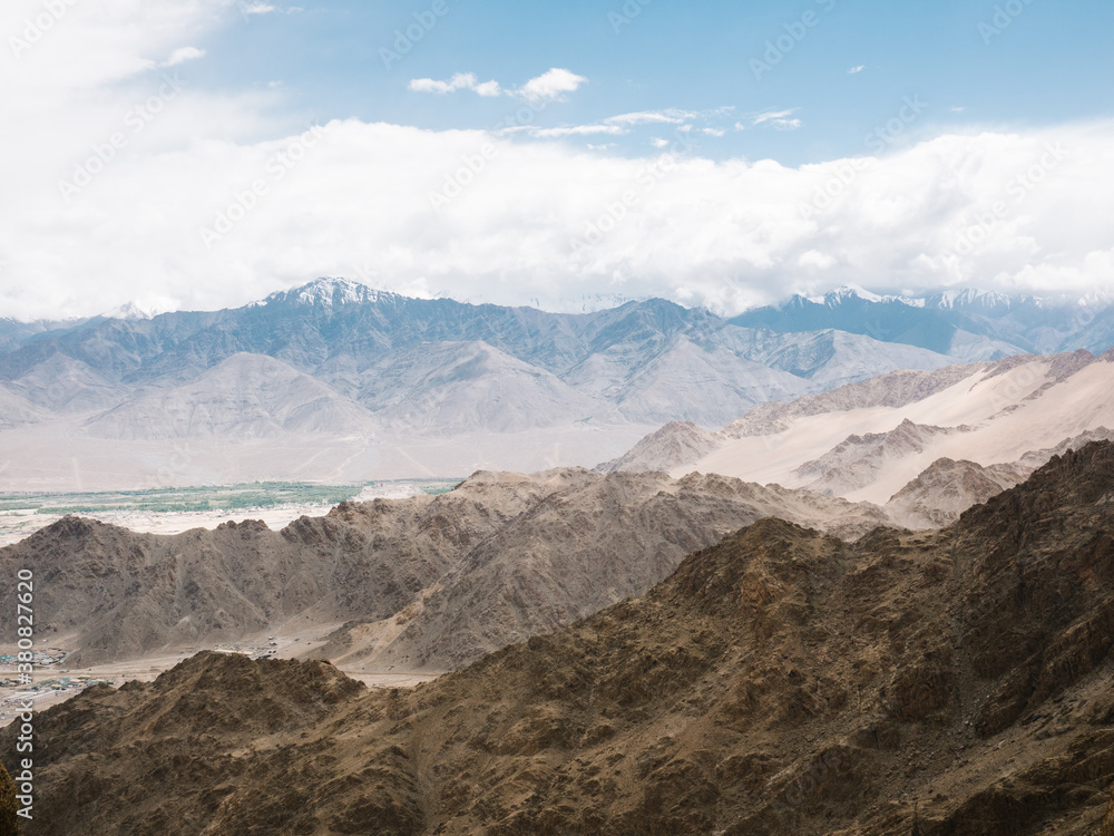 Ladakh Landscape with Stok Kangri in background Ladakh Landscape with Stok Kangri in background