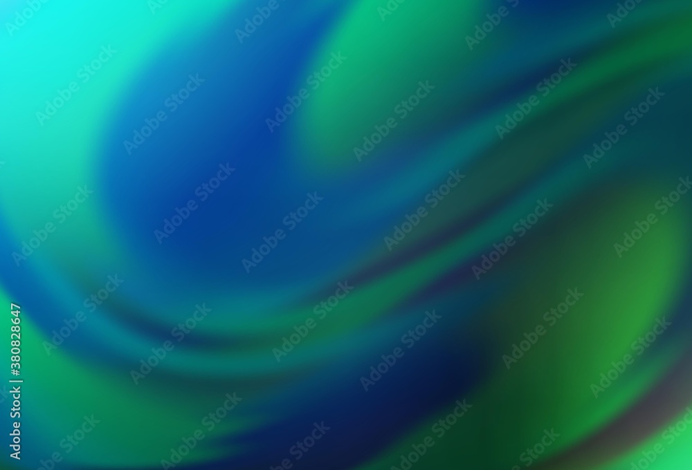 Dark Blue, Green vector blurred bright pattern. Dark Blue, Green vector blurred bright pattern.