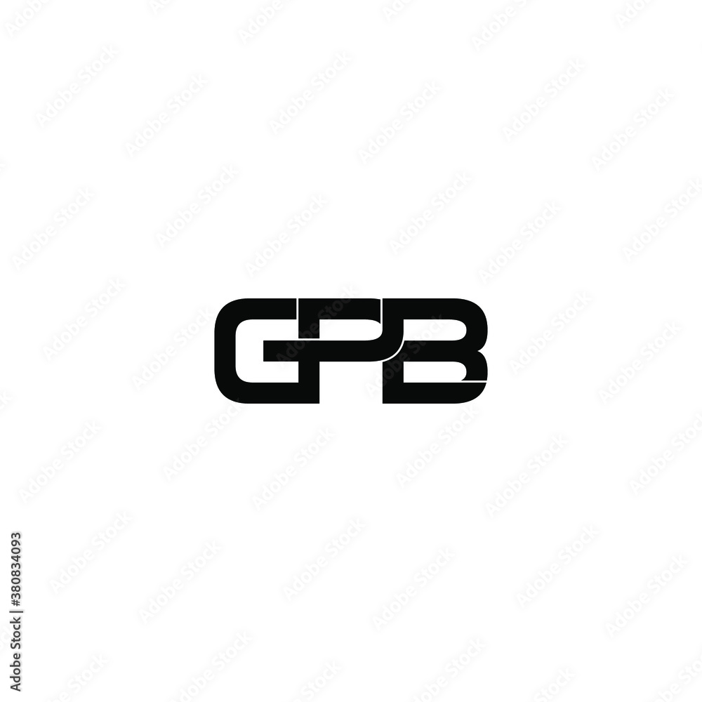 gpb letter original monogram logo design gpb letter original monogram logo design