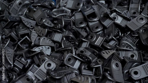 Modern production of plastic products.
