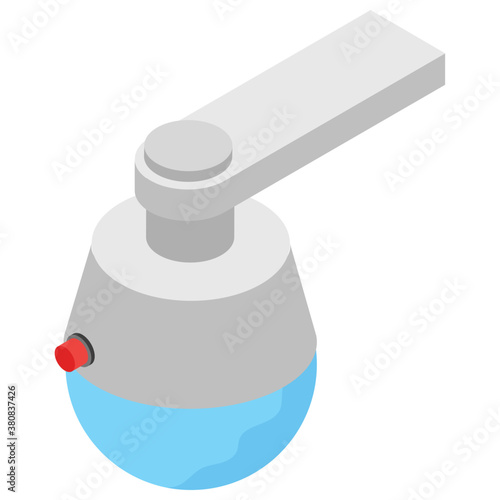 
Isometric vector icon of security camera, cctv camera, 
