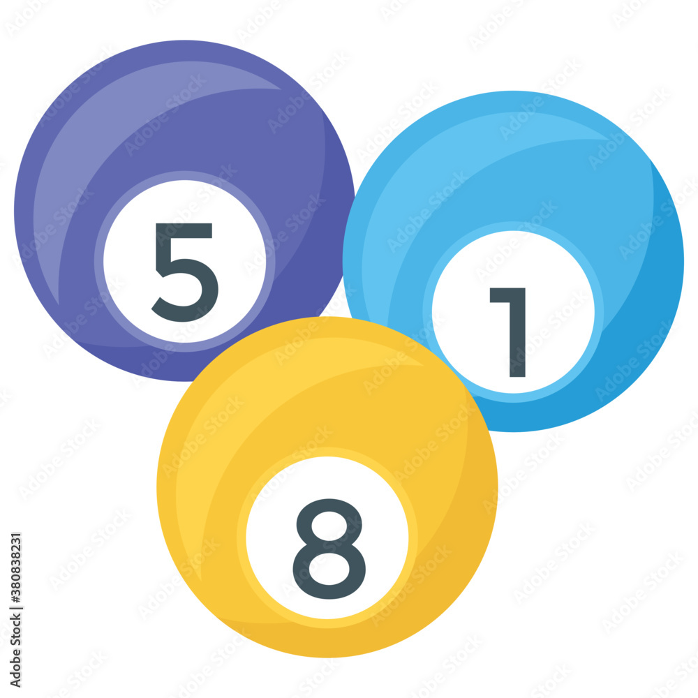 Snooker balls icon in isometric vector
Snooker balls icon in isometric vector