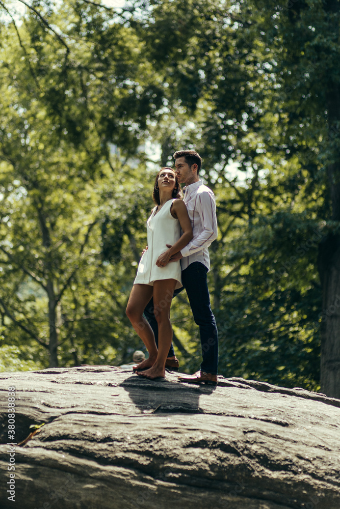 Beautiful caucasian couple holding each other Beautiful caucasian couple holding each other