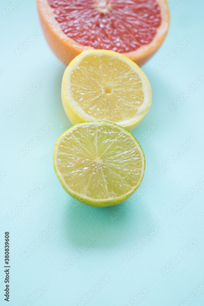 Colorful citrus refreshment Colorful citrus refreshment