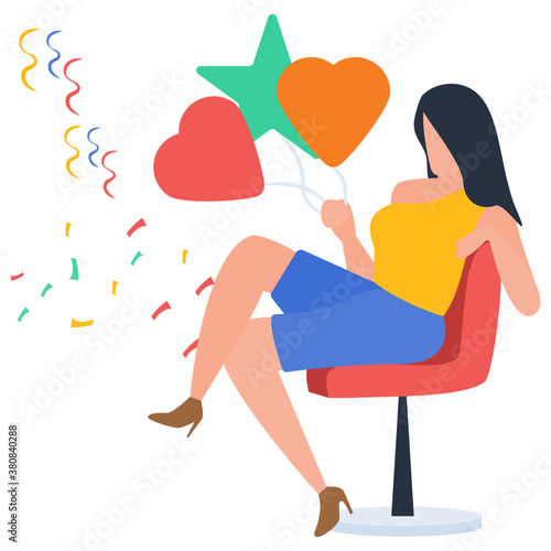 
Party celebrations in illustration vector 
