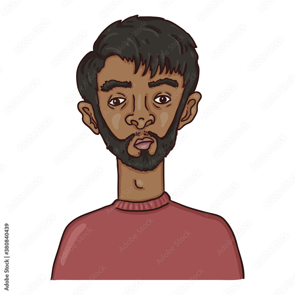 Vector Cartoon Character - Indian Man Vector Cartoon Character - Indian Man