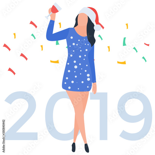 
Party celebrations in illustration vector 
