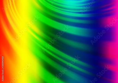 Light Multicolor, Rainbow vector blurred bright template. Colorful abstract illustration with gradient. The background for your creative designs.