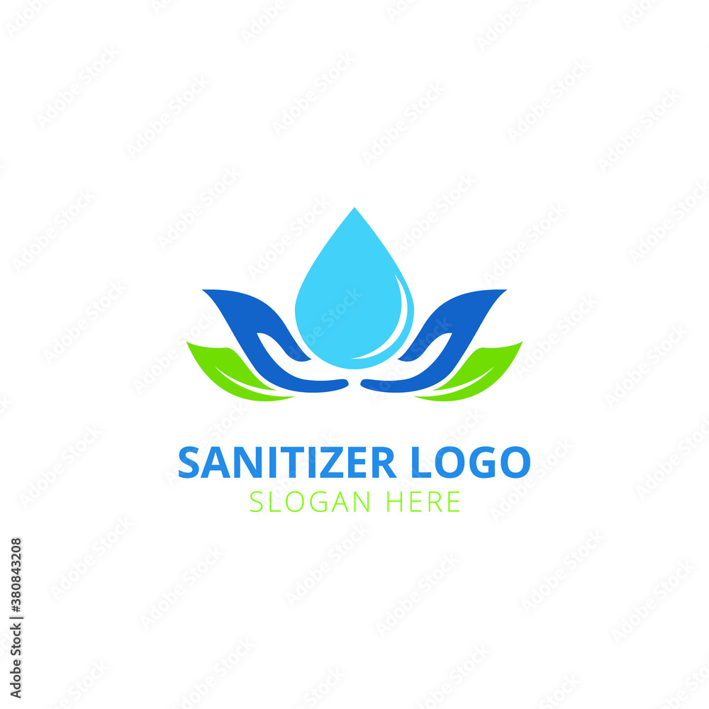 Creative Hand Sanitizer Business Logo Design Creative Hand Sanitizer Business Logo Design