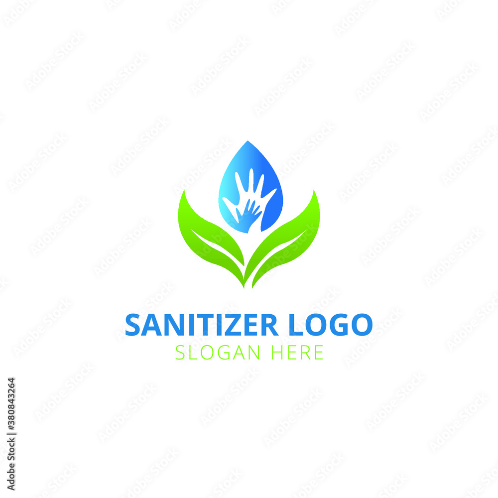 Creative Hand Sanitizer Business Logo Design Creative Hand Sanitizer Business Logo Design