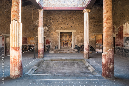 Atrium of Roman Villa San Marco in Stabiae photo