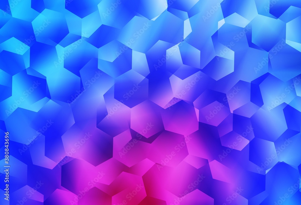 Light Pink, Blue vector gradient triangles pattern. Light Pink, Blue vector gradient triangles pattern.
