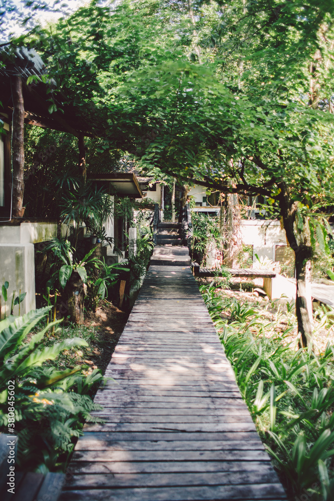 Beautiful quiet resort on tropical island Beautiful quiet resort on tropical island