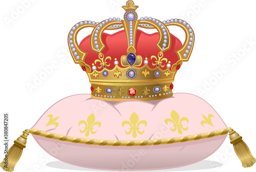 crown on the pillow