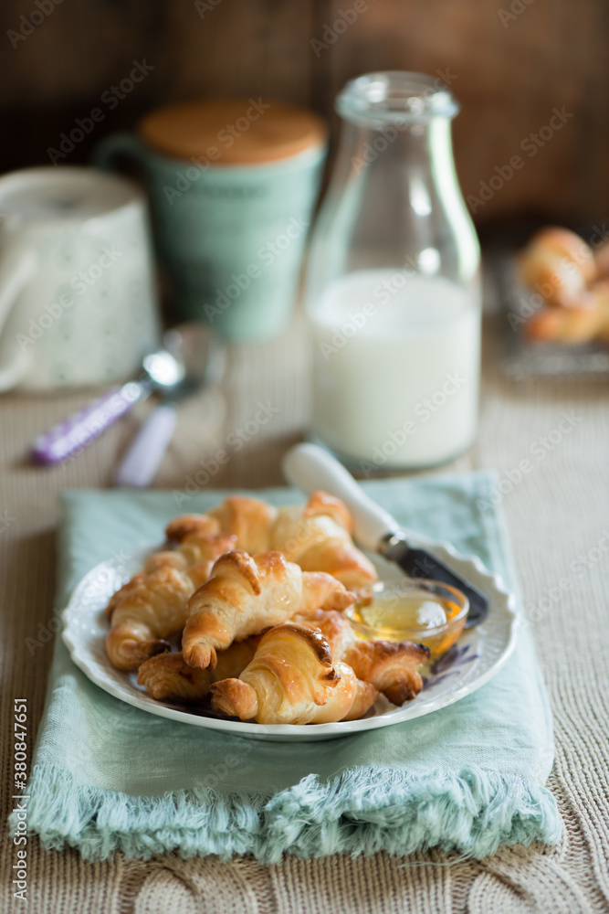 Fresh baked croissant Fresh baked croissant