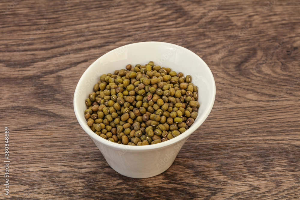Vegetarian cuisine - dry green lentil Vegetarian cuisine - dry green lentil