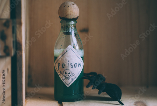 A bottle full of poison photo