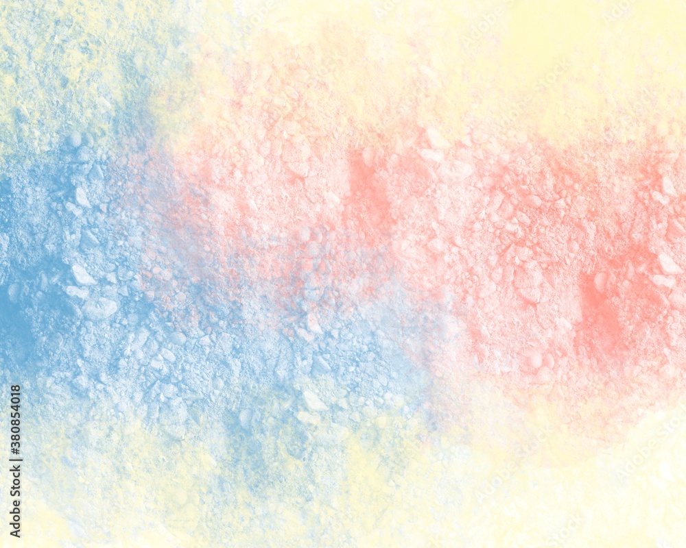 Fototapeta premium Watercolor paint like gradient background pastel ombre style. Iridescent template for brochure, banner, wallpaper, mobile screen. Neon hologram theme