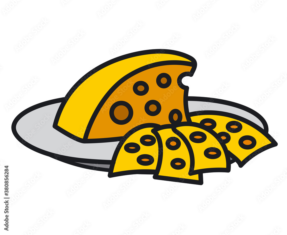 cheese on the plate cheese on the plate
