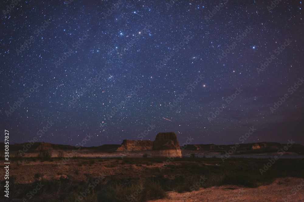 Starry Night and Milky Way at Lake Powell Starry Night and Milky Way at Lake Powell