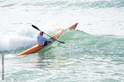 Surf Ski Paddler. photo