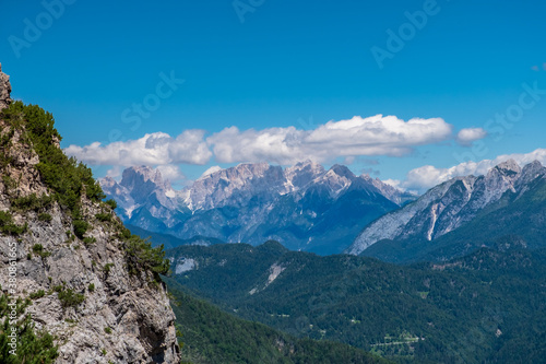 Exploration summer day in the beautiful Carnic Alps  Forni di Sopra  Friuli-Venezia Giulia  Italy