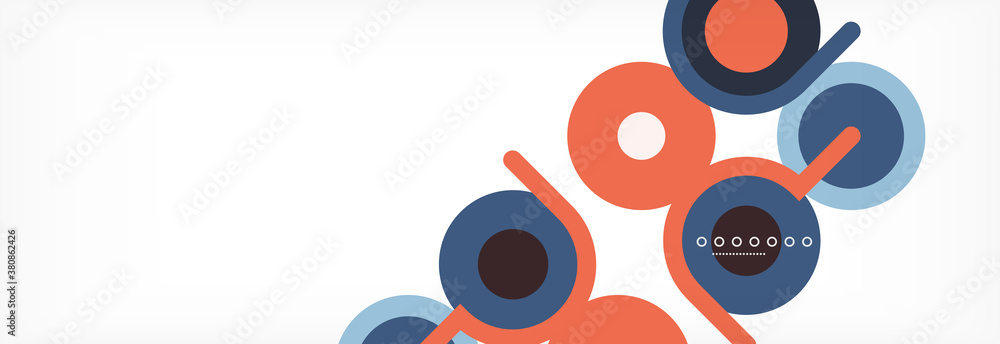 Circles and lines abstract background for covers, banners, flyers and posters and other templates Circles and lines abstract background for covers, banners, flyers and posters and other templates