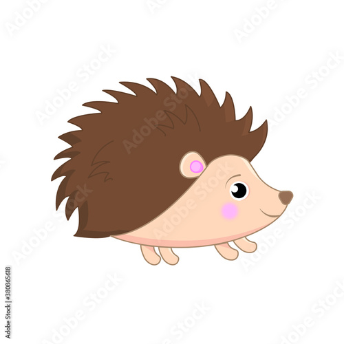 Cartoon hedgehog