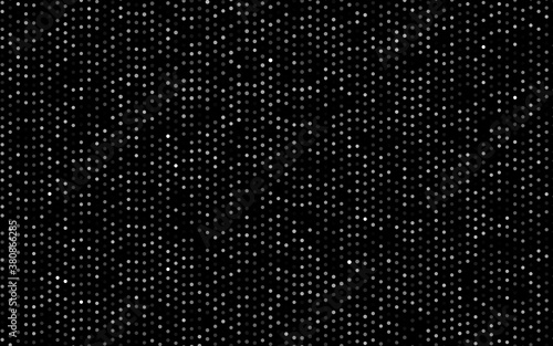Dark Silver, Gray vector backdrop with dots. Abstract illustration with colored bubbles in nature style. Pattern for ads, leaflets.