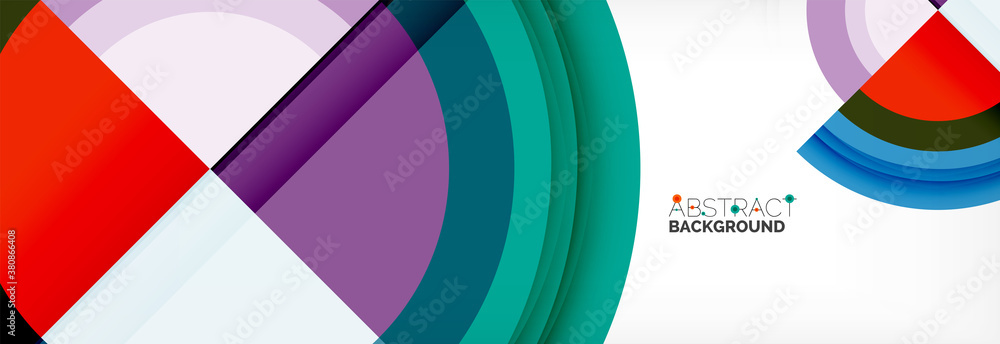 Round shapes, triangles and circles. Modern abstract background Round shapes, triangles and circles. Modern abstract background