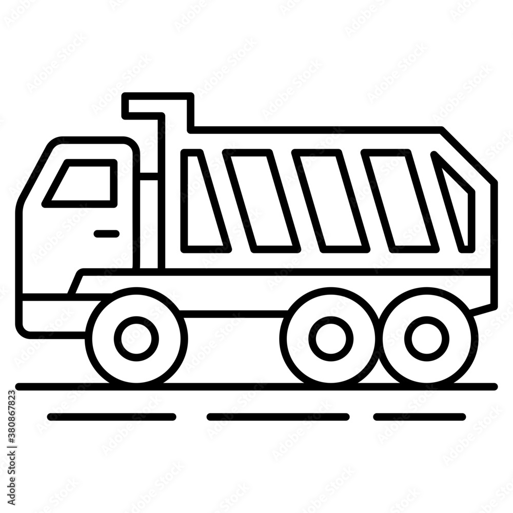 Dump Truck Vector Dump Truck Vector