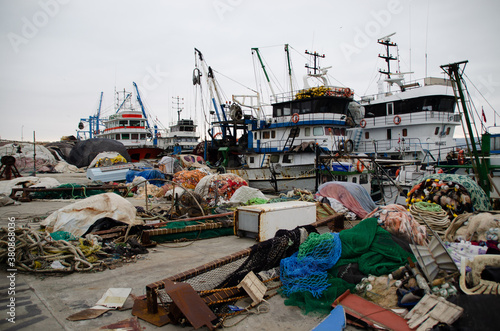 Wallpaper Mural fishing boats in the harbor Torontodigital.ca