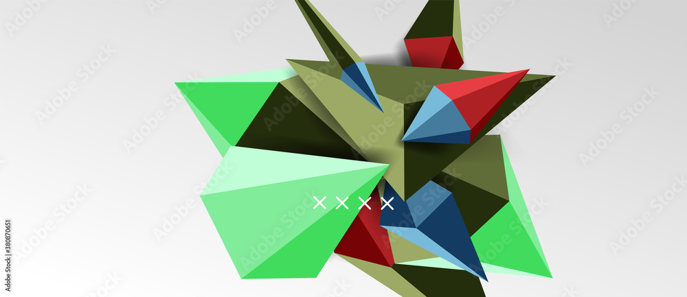 3d low poly abstract shape background vector illustration 3d low poly abstract shape background vector illustration