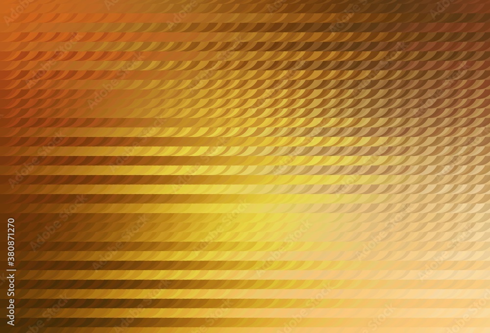 Fototapeta premium Light Orange vector backdrop with memphis shapes.
