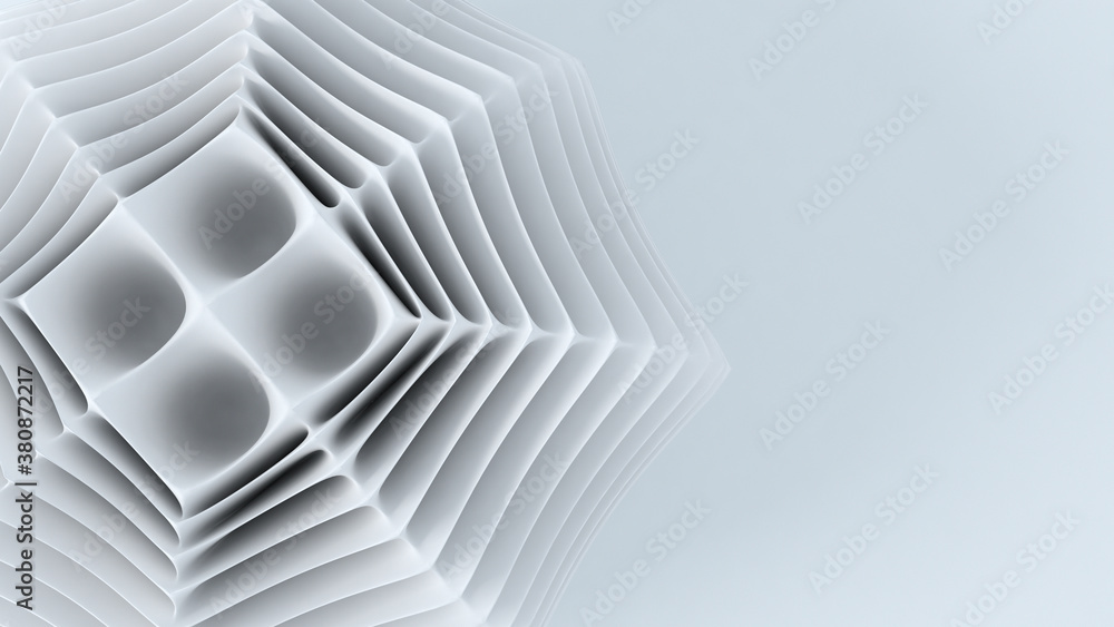 Obraz premium Abstract 3d shape pattern 