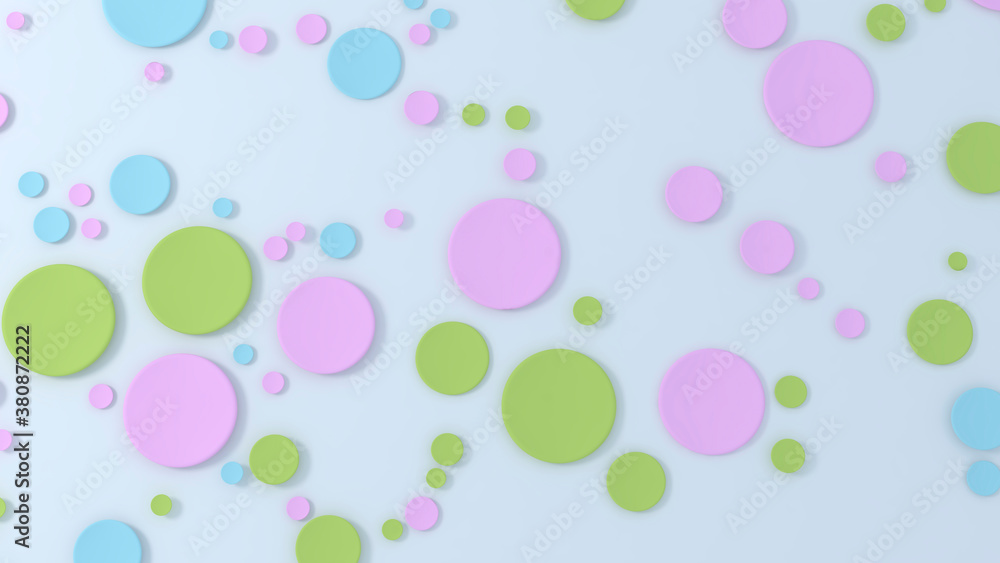 Abstract multi color 3d circles dots pattern. Modern color and shapes background Abstract multi color 3d circles dots pattern. Modern color and shapes background