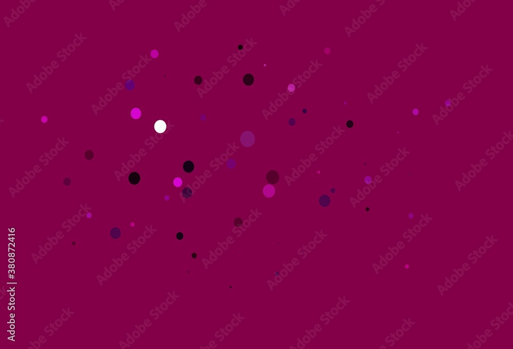 Light Purple vector pattern with spheres. Light Purple vector pattern with spheres.