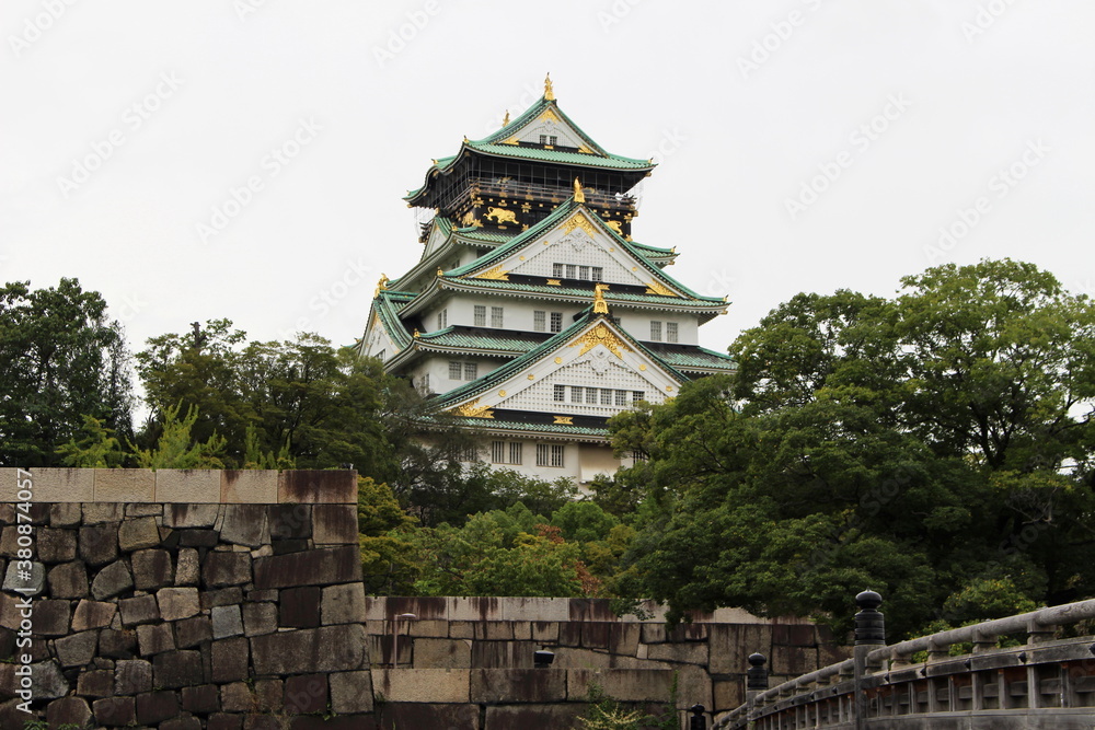 極楽橋からみた大阪城天守閣