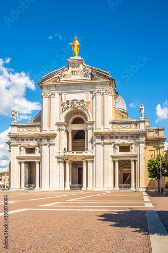 View at the Basilica of Santa Maria degli Angeli near Assisi - Italy © milosk50