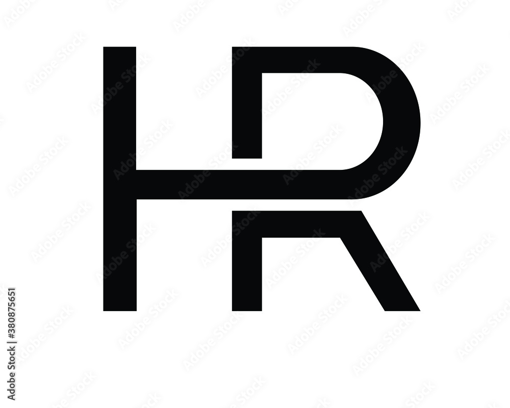 h and r creative logo letter designs h and r creative logo letter designs