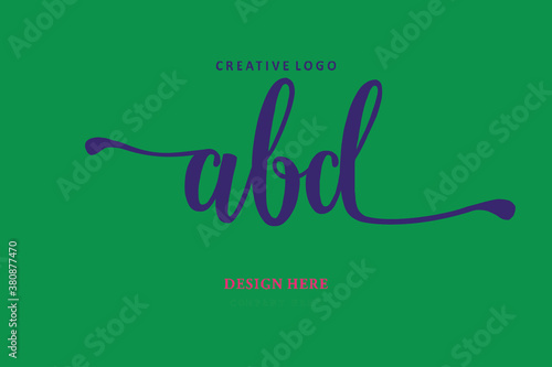 pharmacy letter ABD logo is simple, easy to understand and authoritative