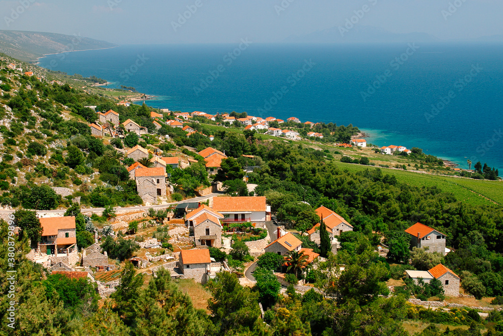 Milna Village on the Island of Hvar, Croatia Milna Village on the Island of Hvar, Croatia