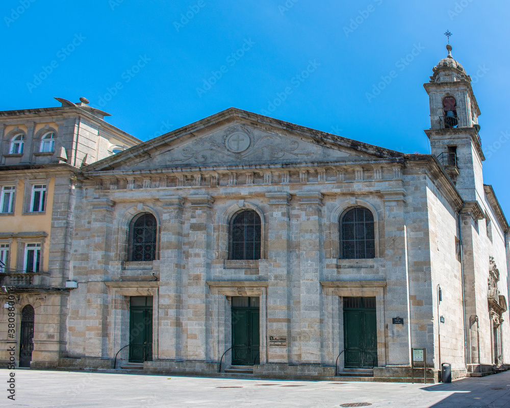 parish church in Lugo (in Spanish Parroquia de Santiago La Nova de Lugo) Northern Spain Galicia 